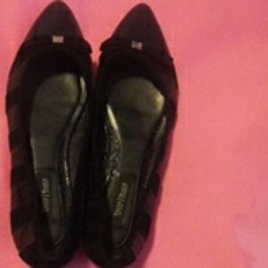 White House Black Market Leather Flats